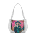 White Leather Tote Bag Space Photographer