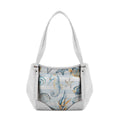 White Leather Tote Bag Under Water