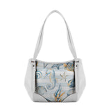 White Leather Tote Bag Under Water - CANVAEGYPT