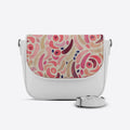White Messenger Crossbody Spotted