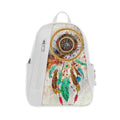 White Mixed Backpack Dream Catcher