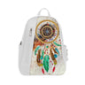White Mixed Backpack Dream Catcher