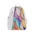 White Mixed Backpack Flows