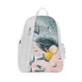 White Mixed Backpack Fly With Me
