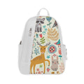 White Mixed Backpack Forest