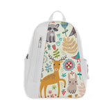 White Mixed Backpack Forest - CANVAEGYPT