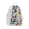 White Mixed Backpack Sand Art