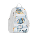 White Mixed Backpack Sea Life