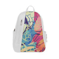 White Mixed Backpack Sea herbs