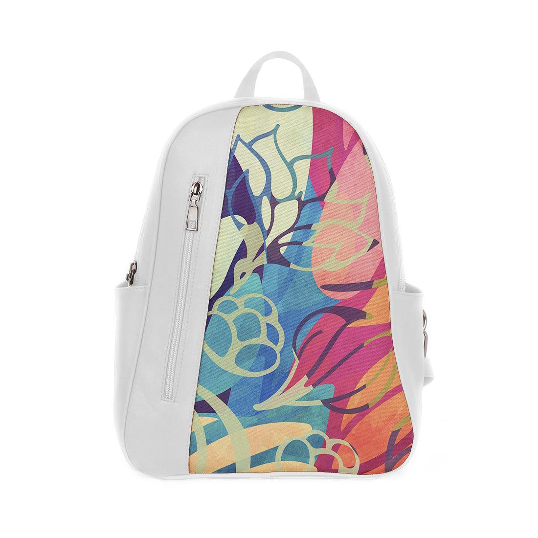 White Mixed Backpack Sea herbs - CANVAEGYPT