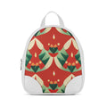 White O Mini Backpacks Christmas Red