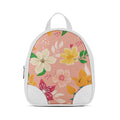 White O Mini Backpacks Flowers