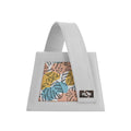 White One Handed Bag Floral