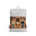 White Orbit Laptop Backpack Cats