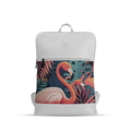 White Orbit Laptop Backpack Flamingo