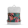 White Orbit Laptop Backpack Flamingos & Arrows