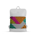 White Orbit Laptop Backpack Flows