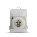 White Orbit Laptop Backpack Owl