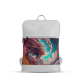 White Orbit Laptop Backpack Spirit Queen - CANVAEGYPT