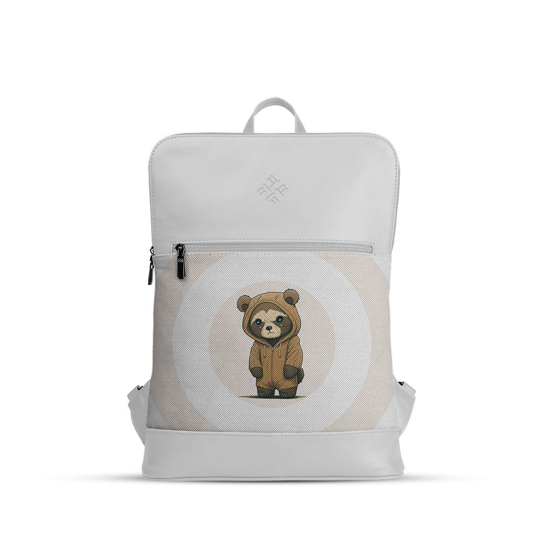 White Orbit Laptop Backpack Tanuki - CANVAEGYPT