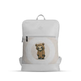 White Orbit Laptop Backpack Tanuki - CANVAEGYPT