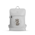 White Orbit Laptop Backpack Zebra
