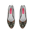 White Round Toe Shoe Agy