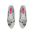 White Round Toe Shoe Bright Leaf