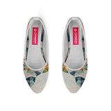 White Round Toe Shoe Bright Leaf - CANVAEGYPT