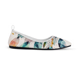 White Round Toe Shoe Bright Leaf - CANVAEGYPT