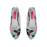 White Round Toe Shoe Glowing - CANVAEGYPT