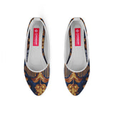 White Round Toe Shoe Gold garden - CANVAEGYPT