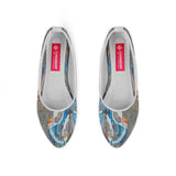 White Round Toe Shoe Good morning - CANVAEGYPT
