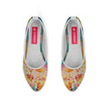 White Round Toe Shoe Merge