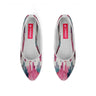 White Round Toe Shoe Rose quarts