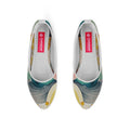 White Round Toe Shoe Scribbles