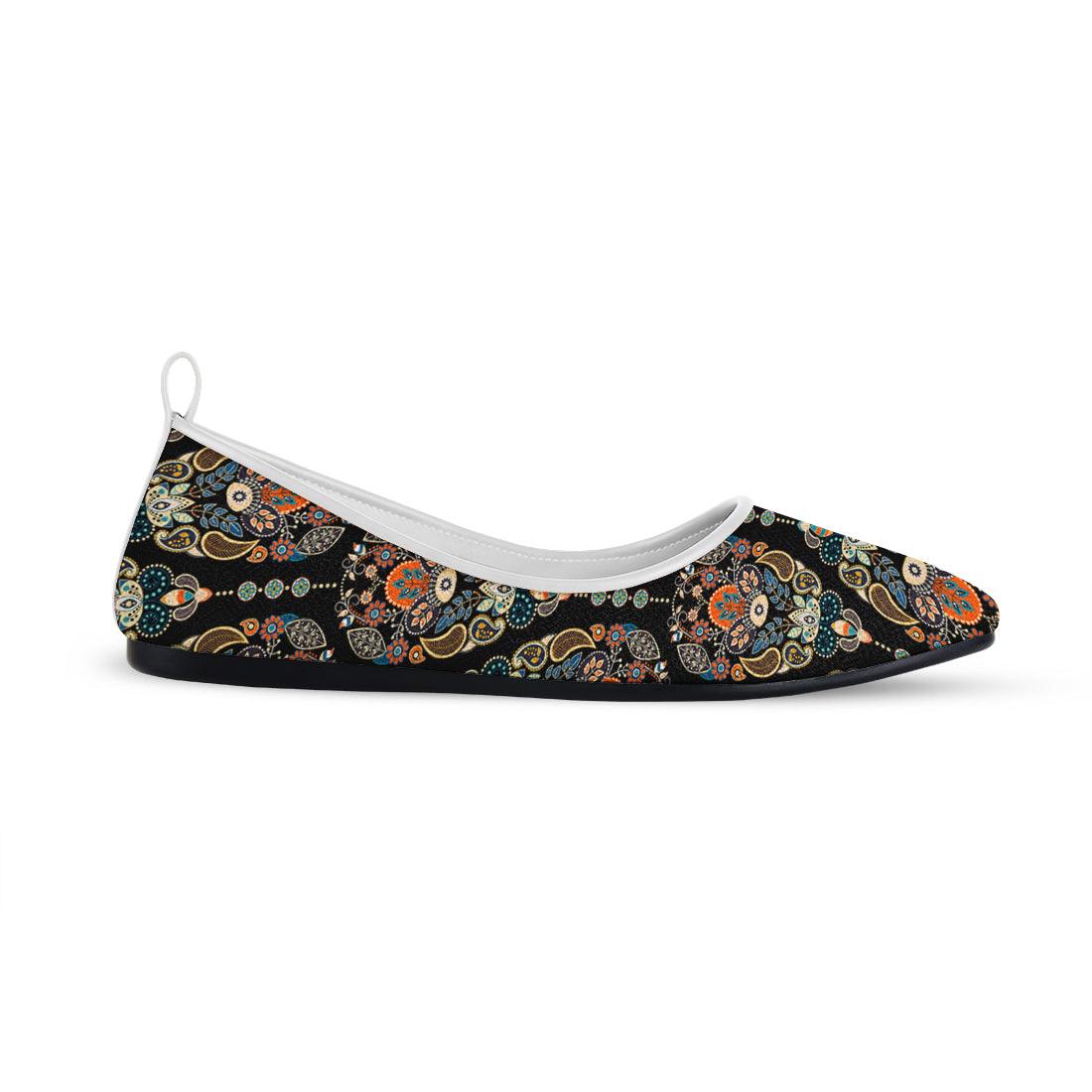 White Round Toe Shoe Agy - CANVAEGYPT