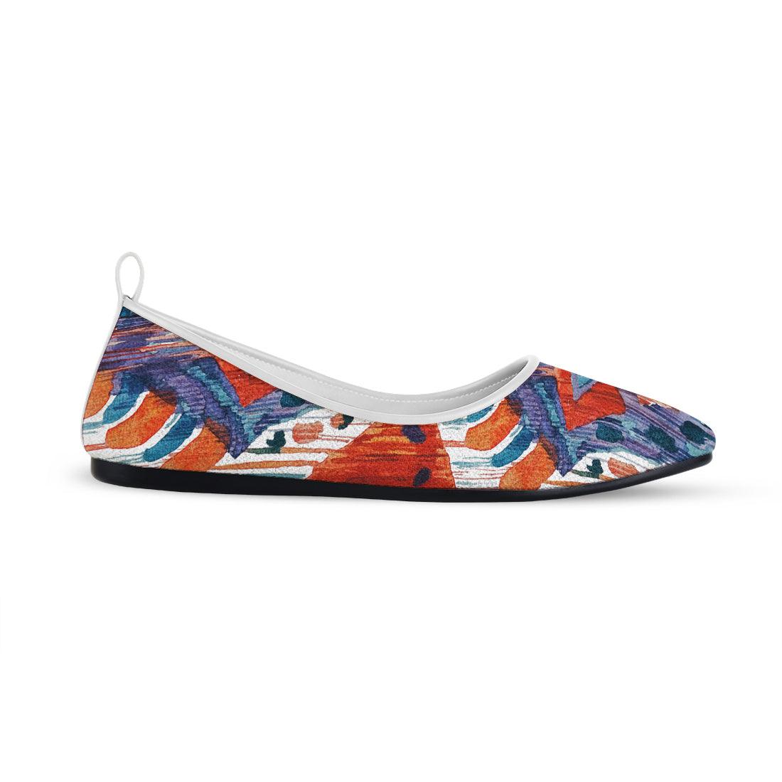 White Round Toe Shoe Crush - CANVAEGYPT