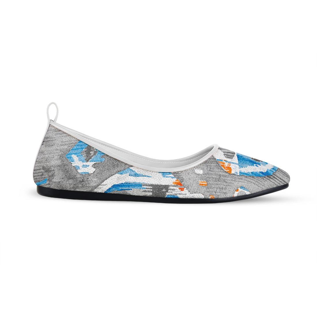 White Round Toe Shoe Good morning - CANVAEGYPT