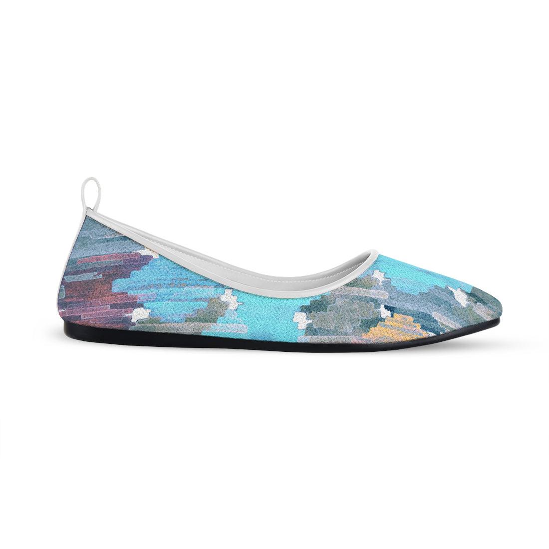 White Round Toe Shoe Iris - CANVAEGYPT