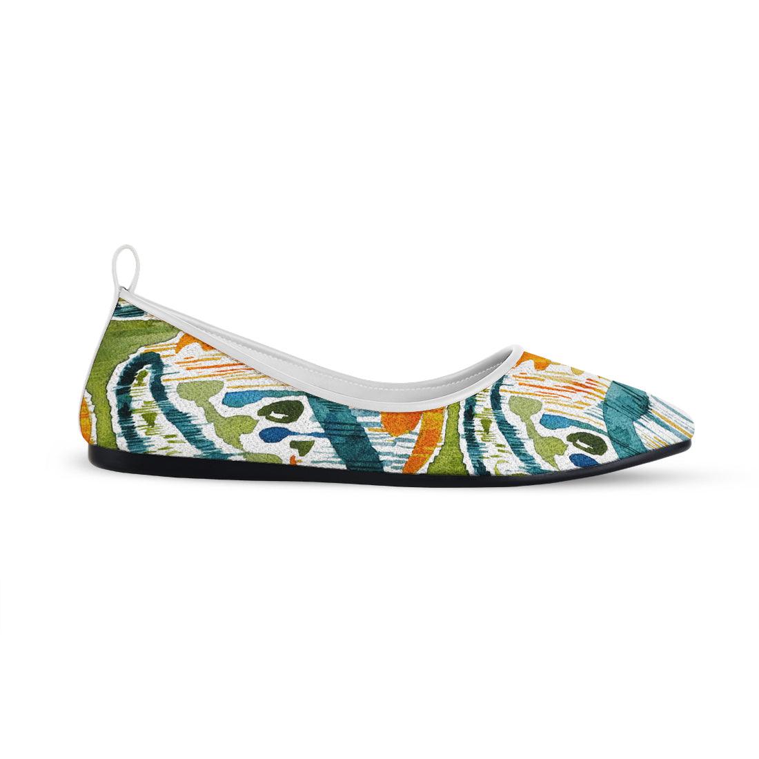 White Round Toe Shoe Sugarsnap - CANVAEGYPT