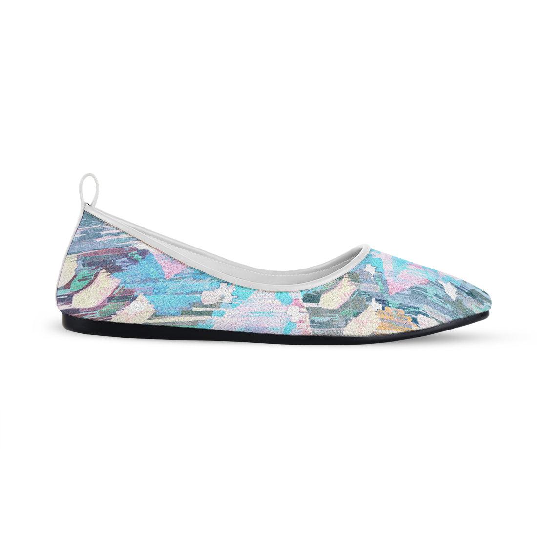 White Round Toe Shoe Vibrant purple - CANVAEGYPT