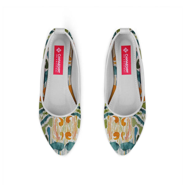 White Round Toe Shoe Sugarsnap - CANVAEGYPT