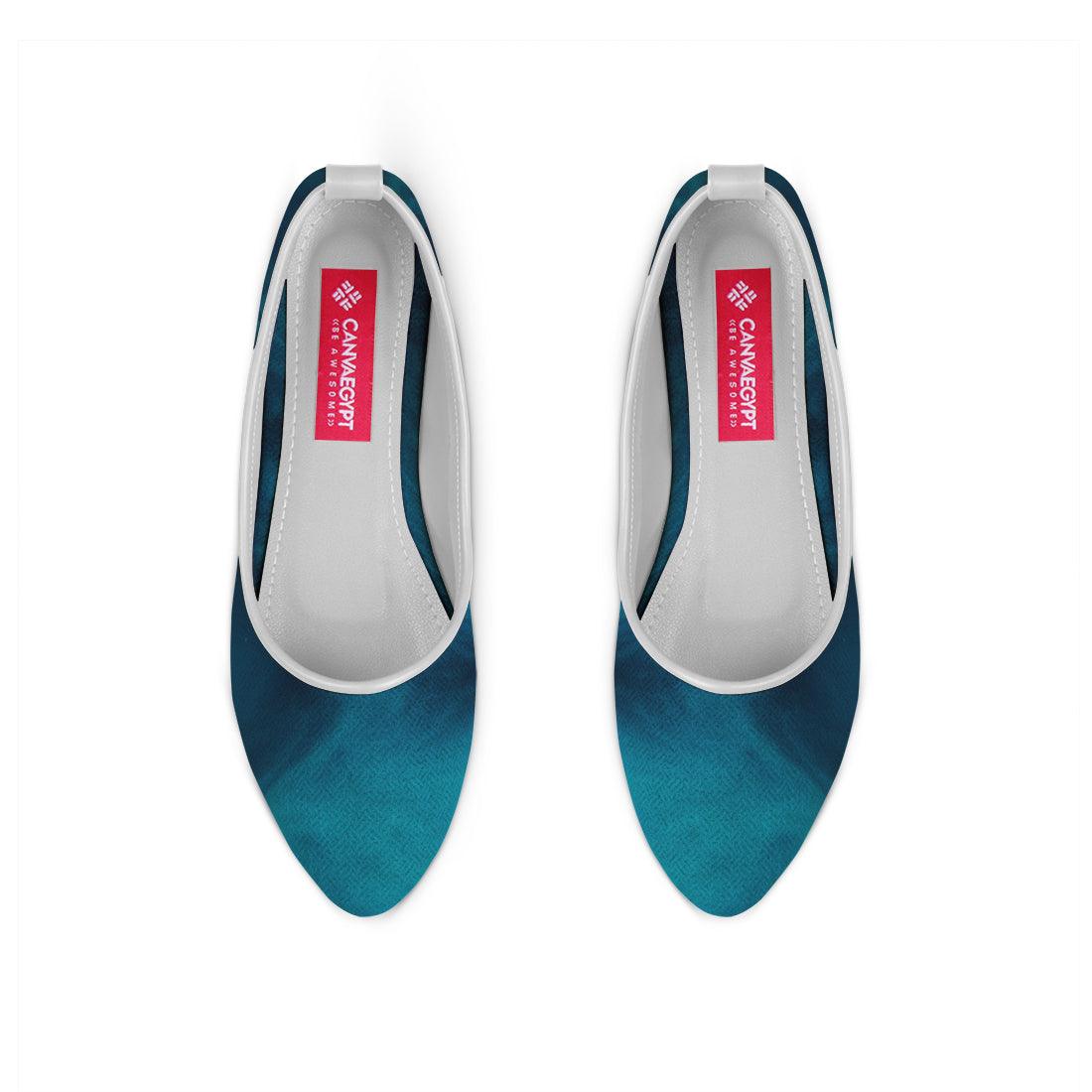 White Round Toe Shoe Wave - CANVAEGYPT