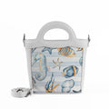 White Top Handle Handbag Underwater