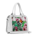 White Travel Hobo Bag Bird