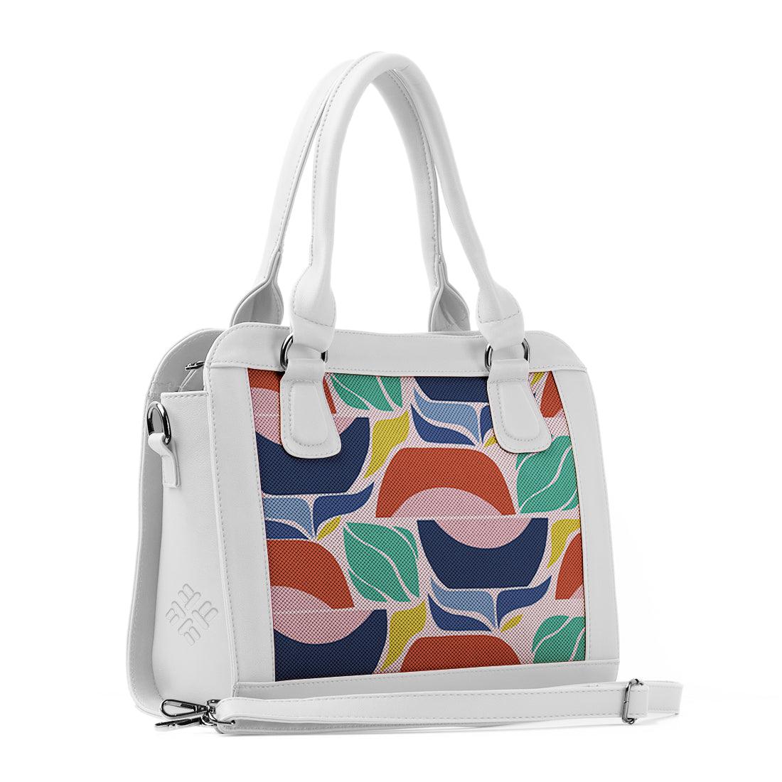 White Travel Hobo Bag Blooming Pink - CANVAEGYPT