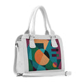 White Travel Hobo Bag Geo