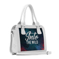 White Travel Hobo Bag Into The Wild