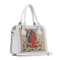 White Travel Hobo Bag Save the bees